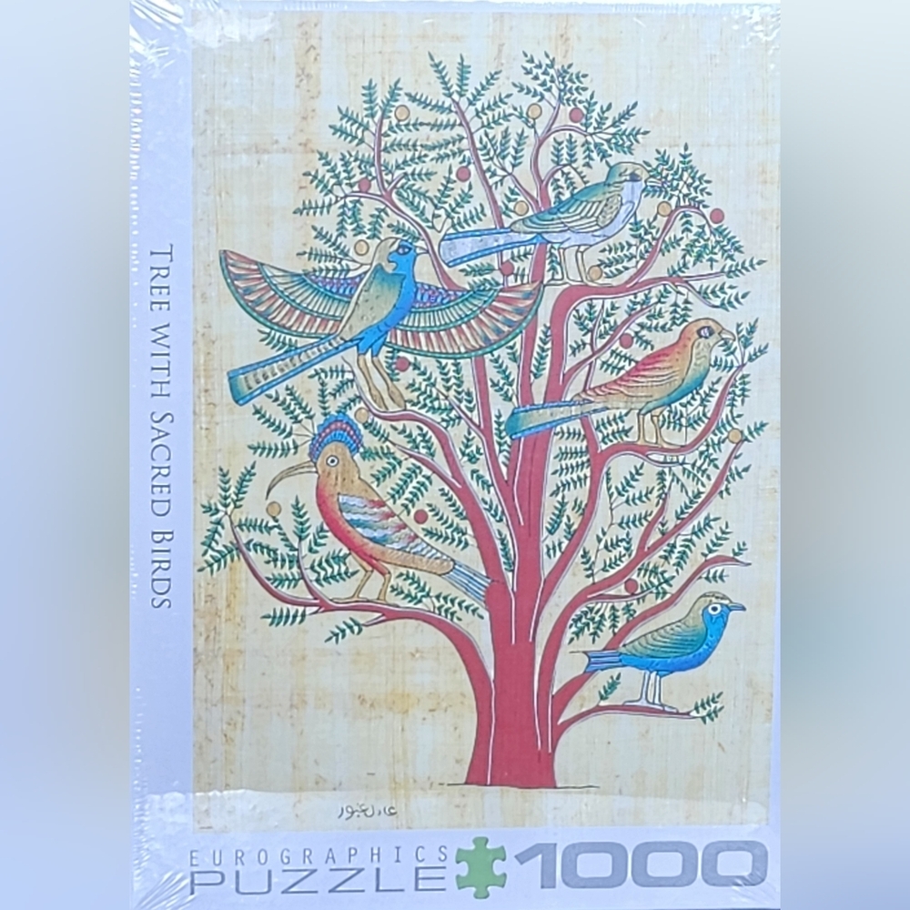 Eurographics Puzzle TREE WITH SACRED BIRDS 1000 Pieces 19 1/4 X 36 5/8